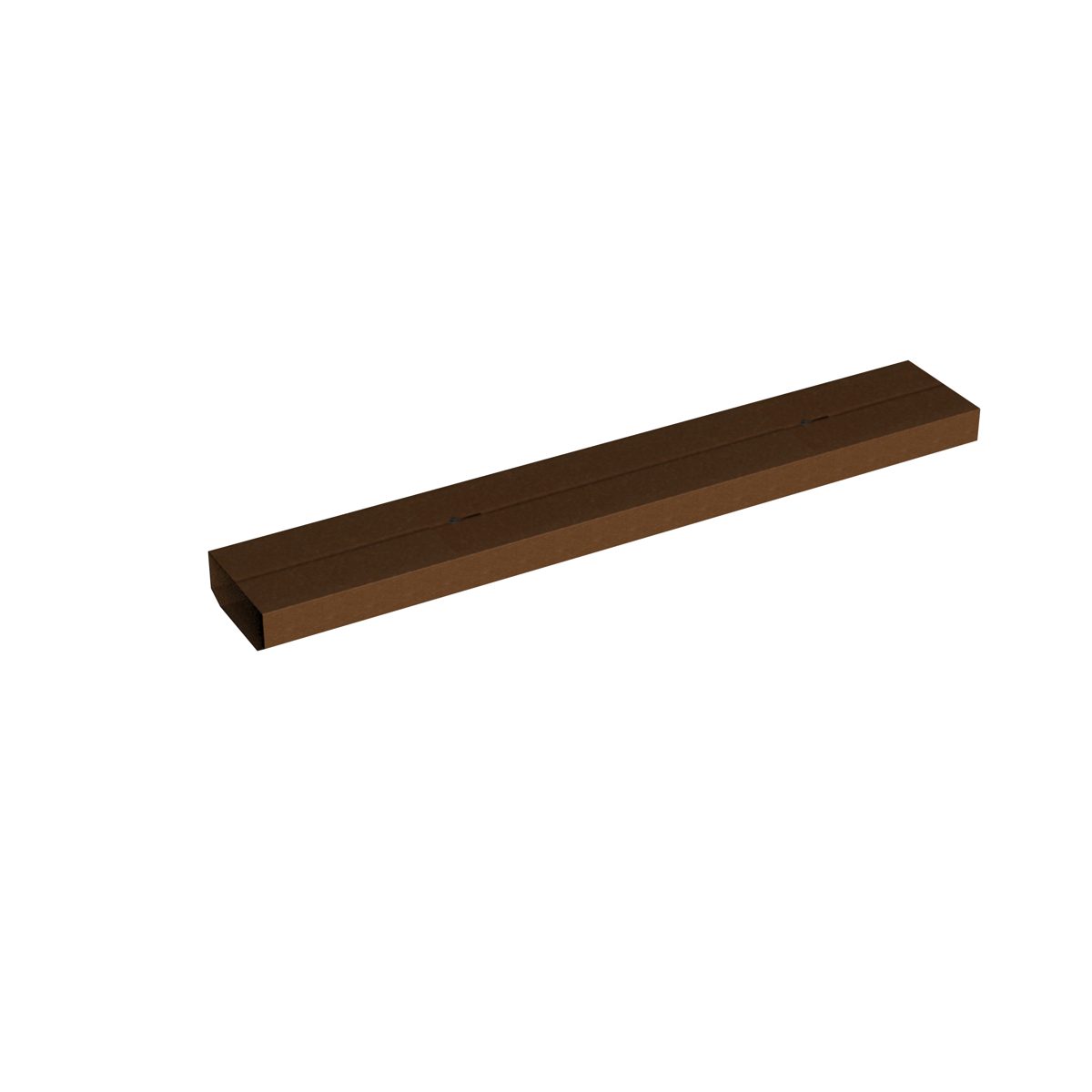 Warm edge spacer in light brown