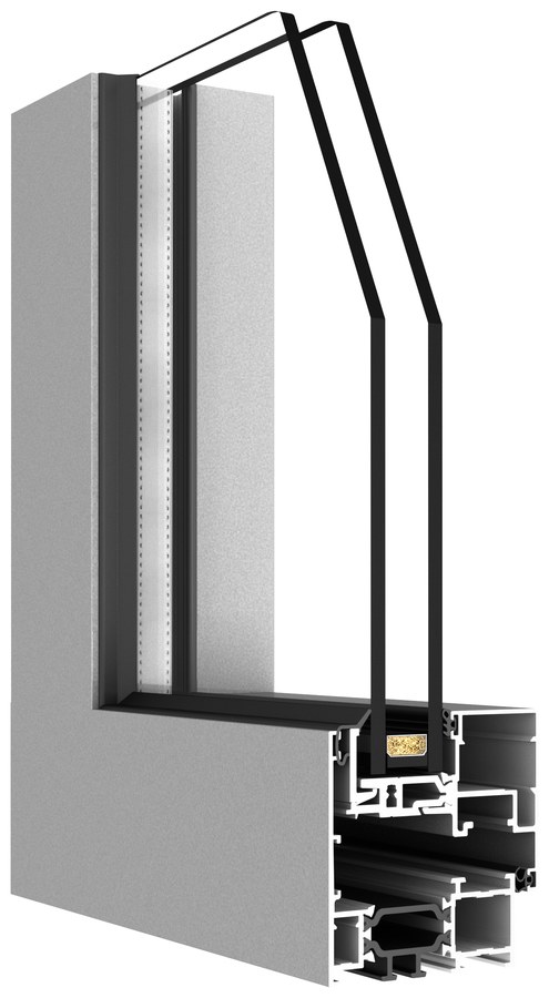 DA-65EFUS window profile cross-section