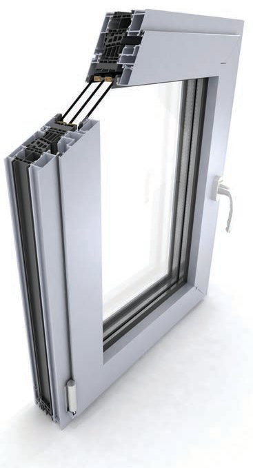 DA-77 window profile cross-section