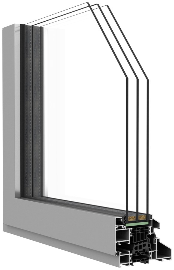 DA-FerroLine window profile cross-section