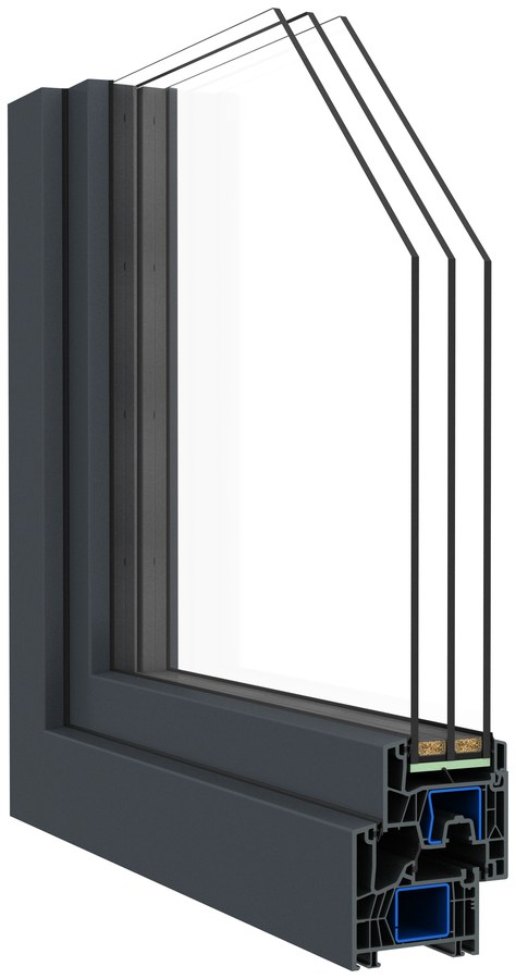 DPX-76 eXplore window profile cross-section
